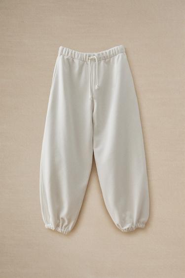 PLUSH TROUSERS - Ecru by Zara - Image 4