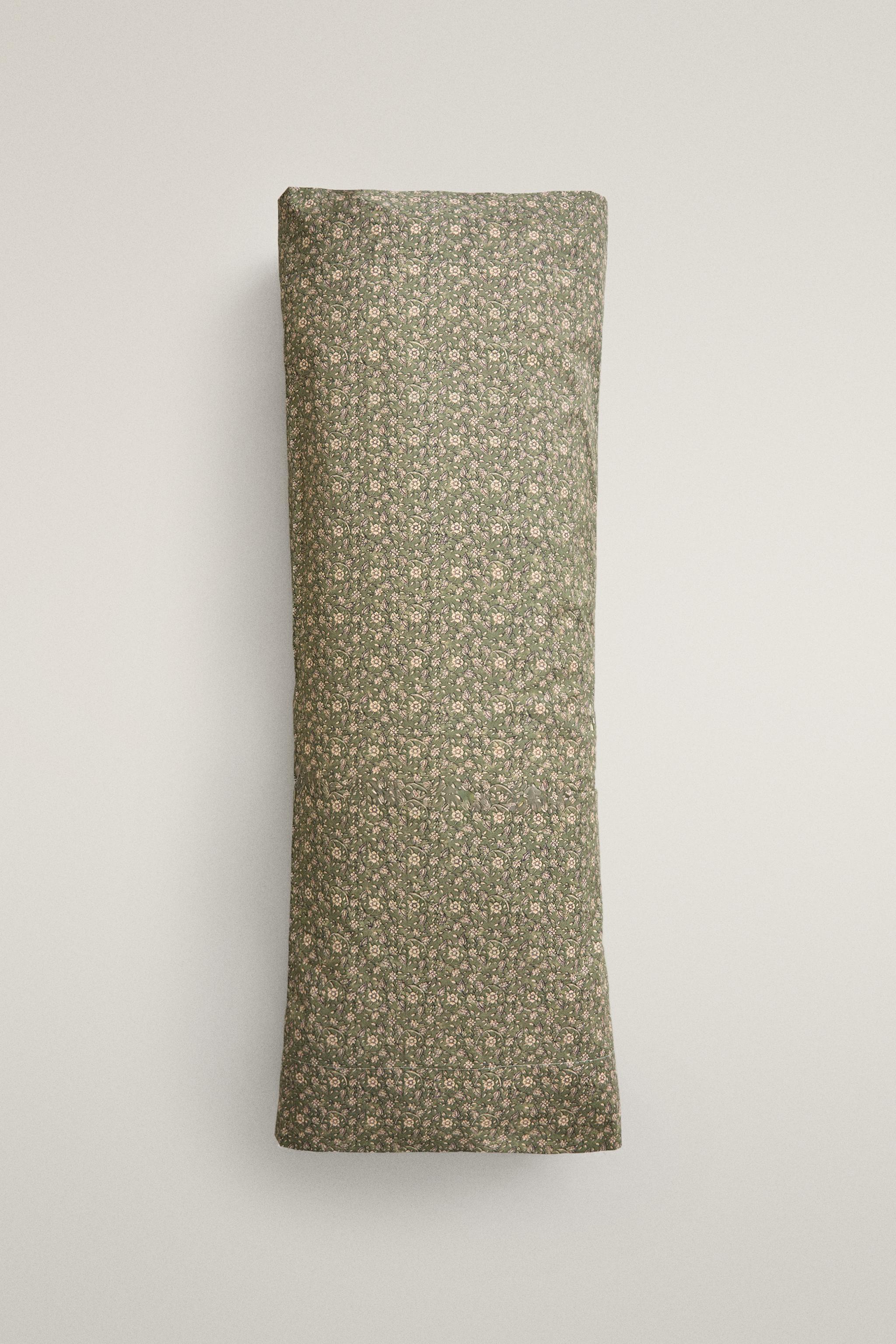 COTTON PERCALE FLORAL PILLOWCASE (200 THREAD COUNT)