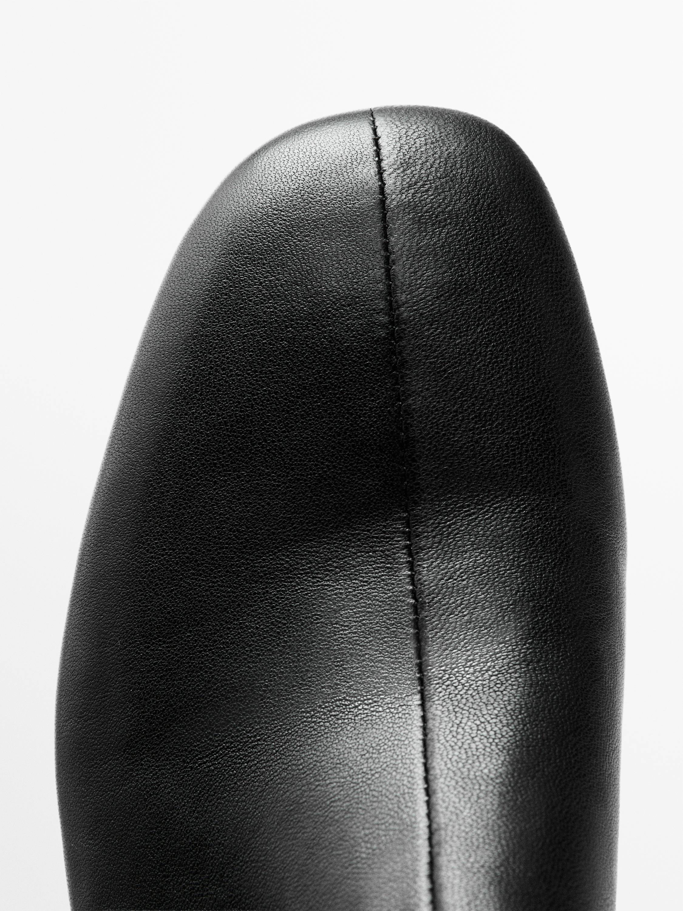 Leather heeled ankle boots