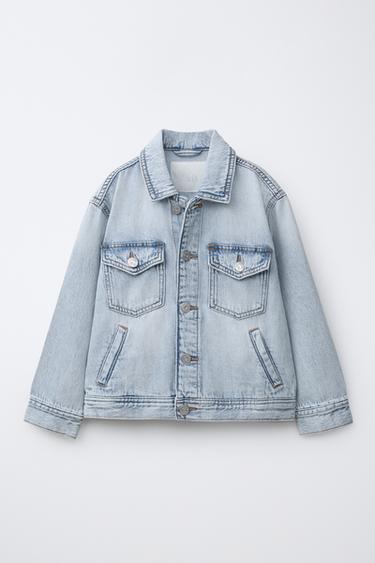 ДЖИНСОВАЯ КУРТКА — ГОЛУБОЙ от Zara
