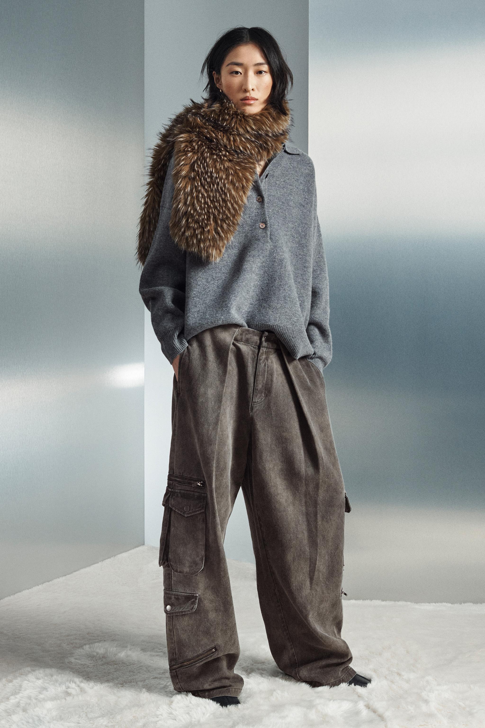 バルーン カーゴパンツ ZW COLLECTION - グレー | ZARA Japan / 日本