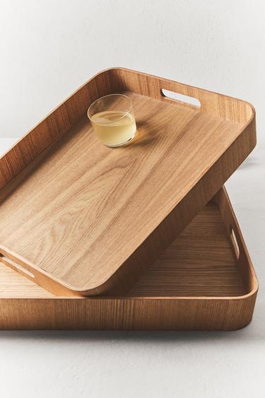 MEDIUM NON-SLIP TRAY - Light beige by Zara