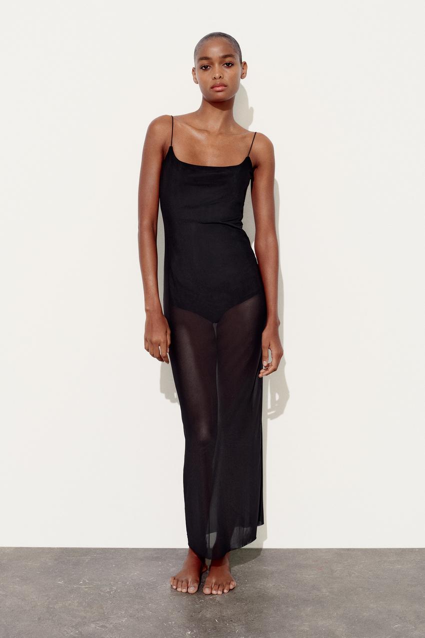 Zara black maxi dress Clearance