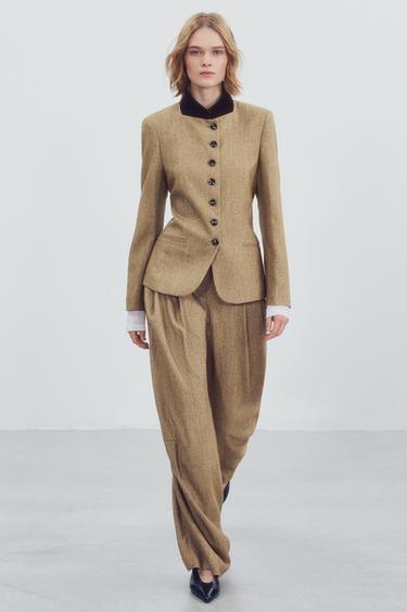 ZW COLLECTION BALLOON PANTS — Mid-camel 2