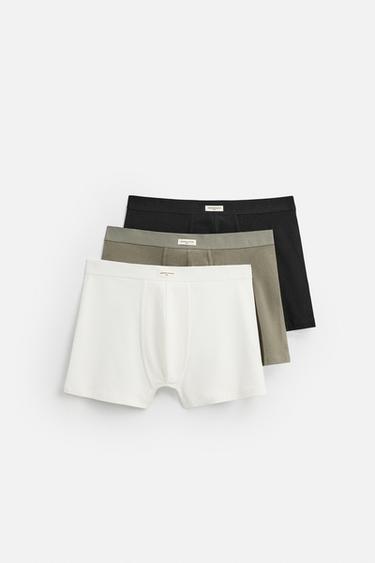 SOFT BOXERS 3-PACK - various by Zara