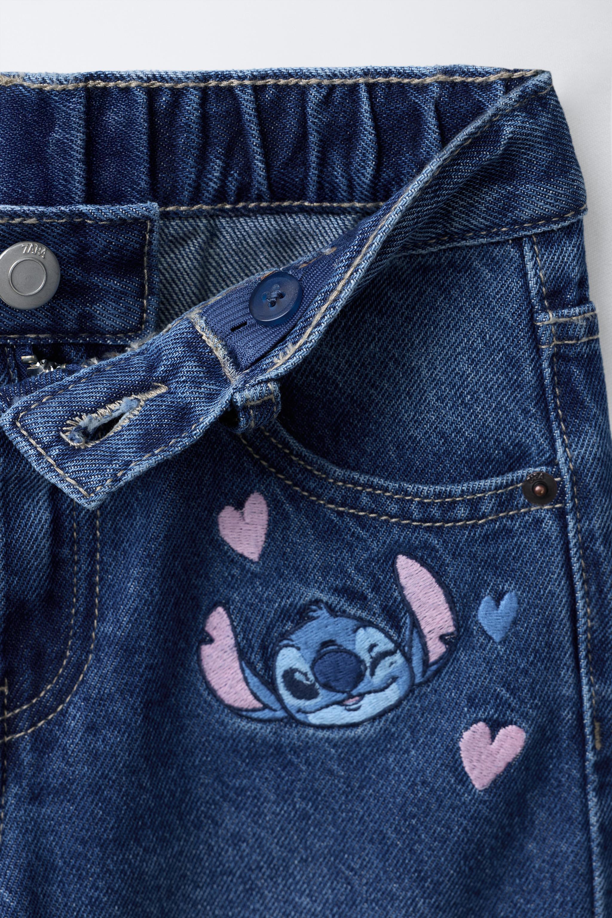 JEAN WIDE LEG BRODÉ LILO & STITCH © DISNEY