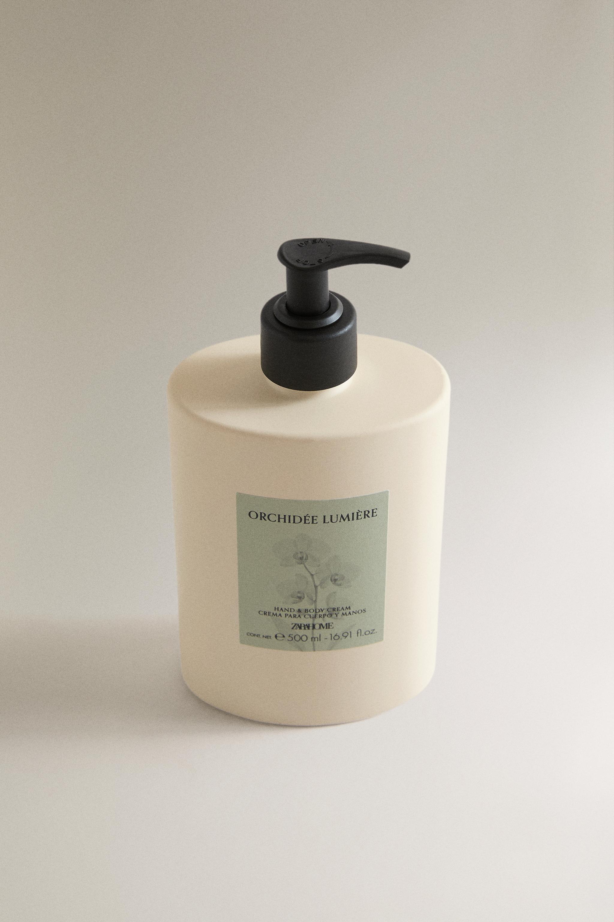 (500 ML) ORCHIDÉE LUMIÈRE HAND AND BODY CREAM — Purple