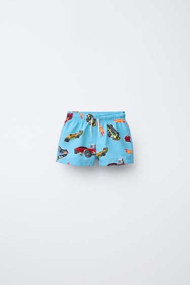 2-6 YEARS/ HOT WHEELS ™ MATTEL SWIM SHORTS - Green by Zara