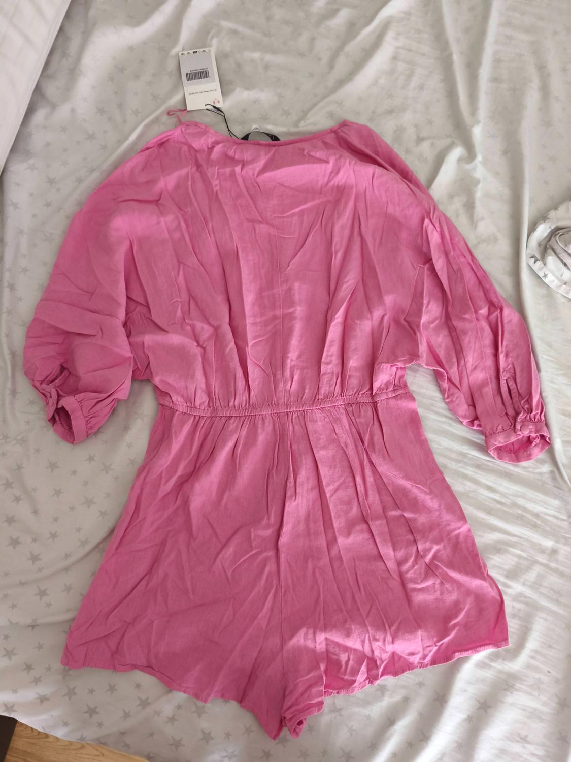 SHORT LINEN PLAYSUIT - Image 2