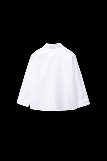 Zara STRETCH SHIRT - White