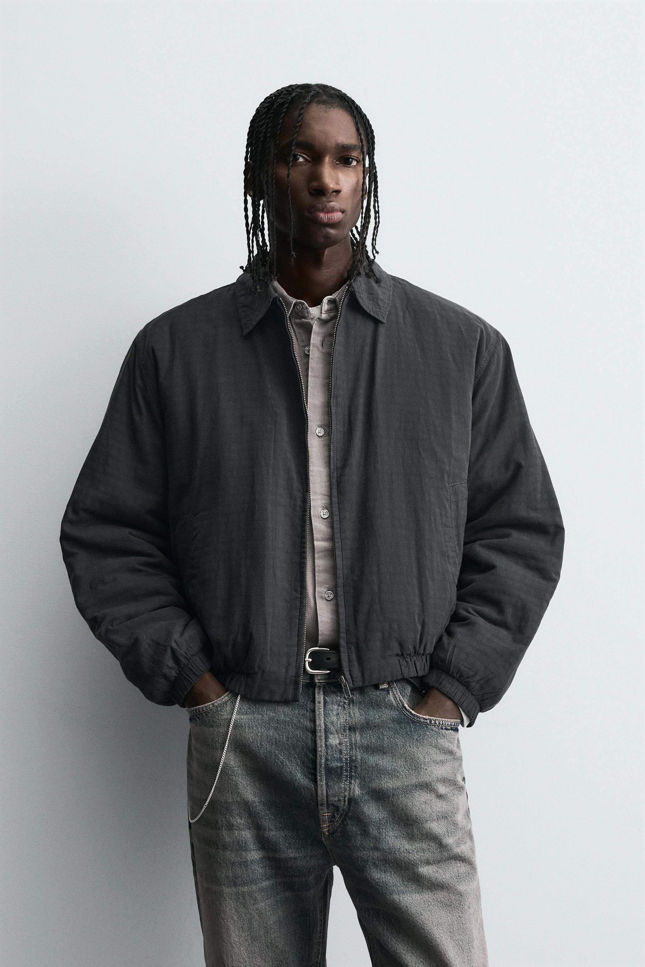 TEXTURED QUILTED JACKET