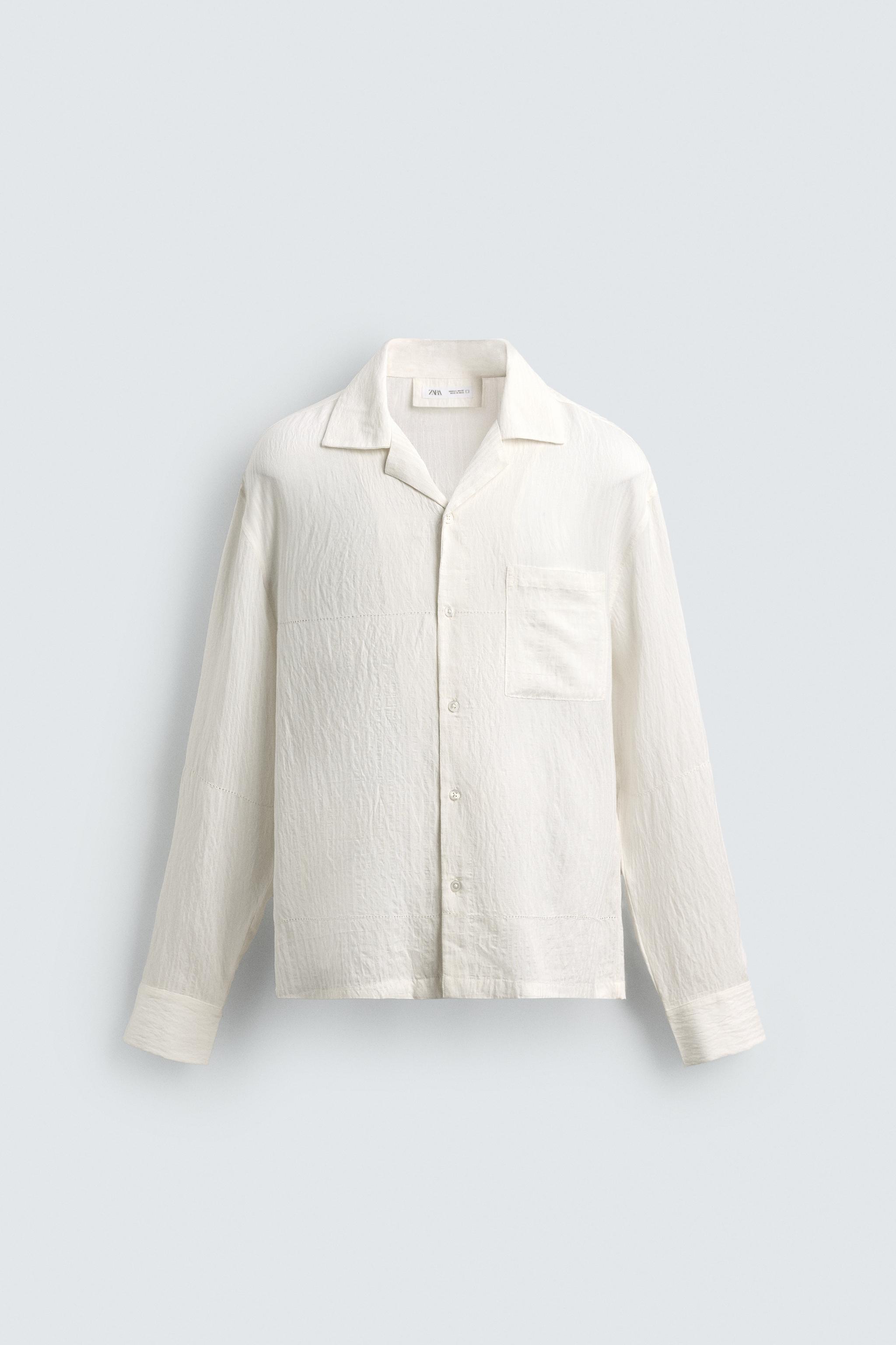 CHEMISE FLUIDE RELAXED FIT STRUCTURÉE