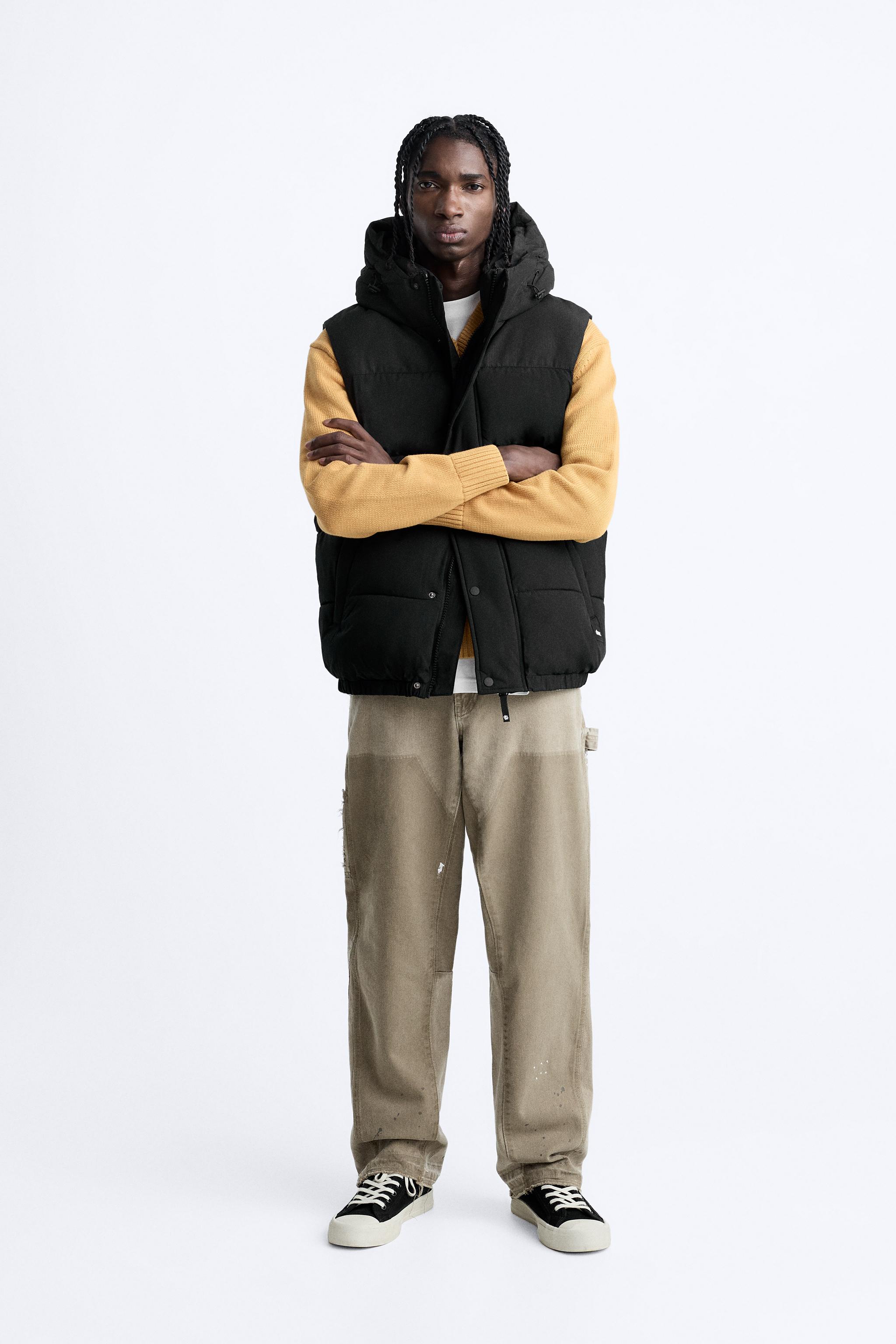 Hoodie and cheap puffer vest