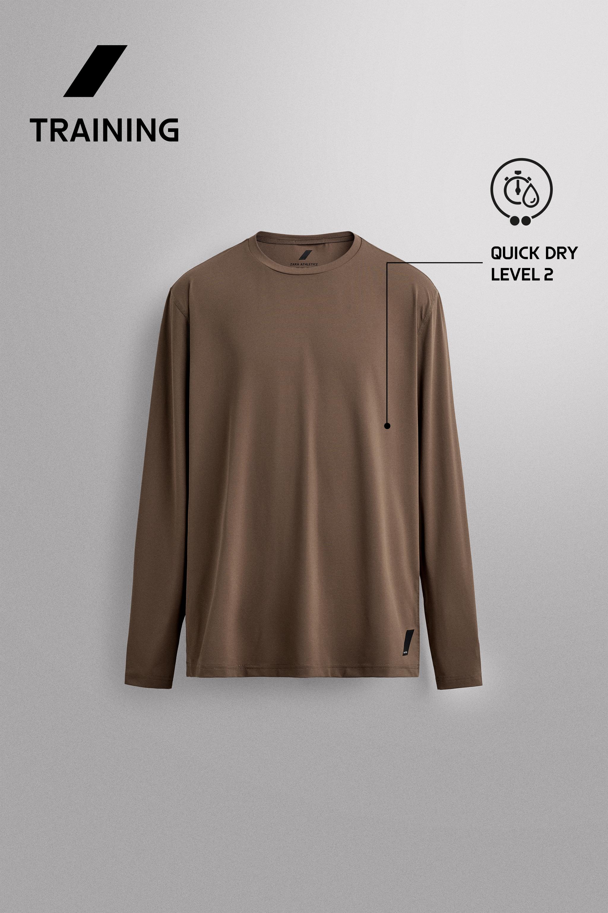 BASIC LONG SLEEVE TECHNICAL T-SHIRT