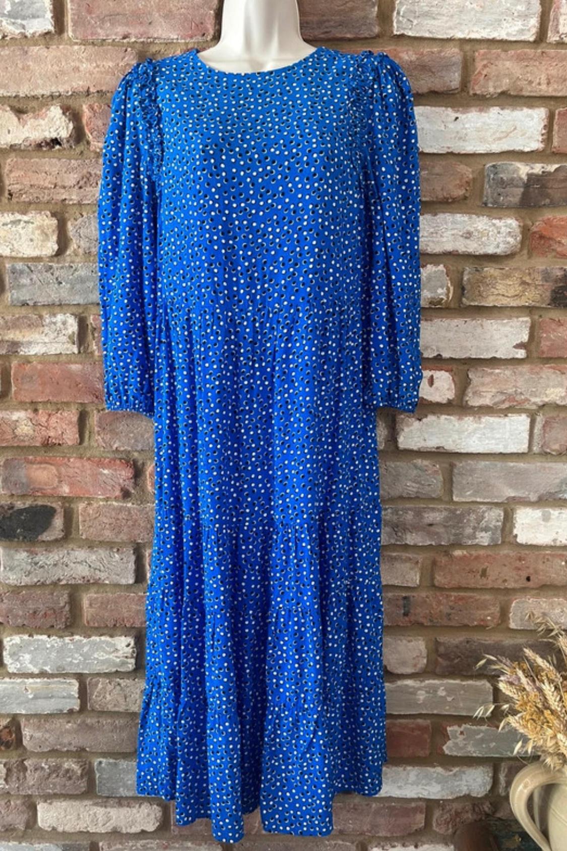 PRINTED MIDI DRESS