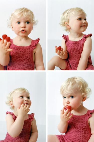 SALOPETTE EN MAILLE COURTE AJOURÉE - Fraise de Zara