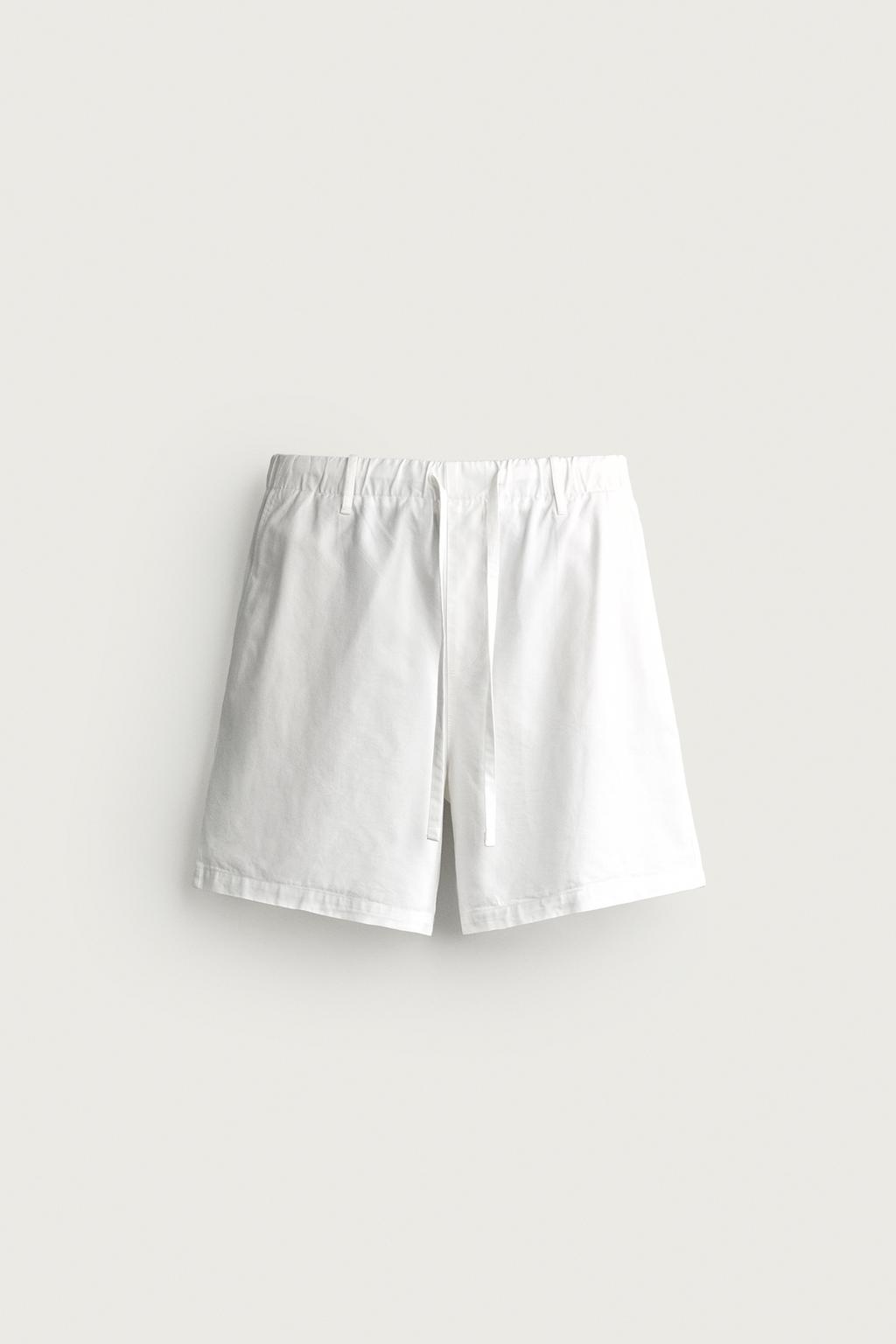 COTTON/LYOCELL REGULAR FIT BERMUDA SHORTS
