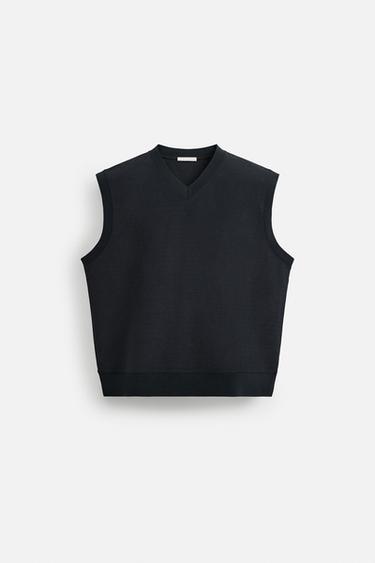 TECHNICAL TANK T-SHIRT - Navy blue by Zara