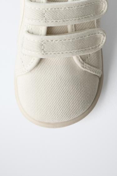 BAREFOOT COTTON PLIMSOLLS - Ecru White by Zara