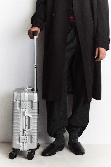 Zara TRAVEL SUITCASE - Silver