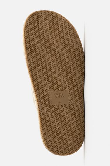 CROSSOVER LEATHER SANDALS - Ecru White by Zara - Image 7