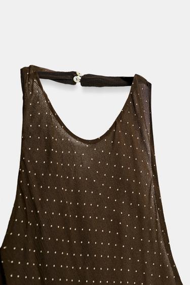 ZW COLLECTION ASYMMETRIC CONTRAST DRESS - Multicoloured by Zara - Image 8