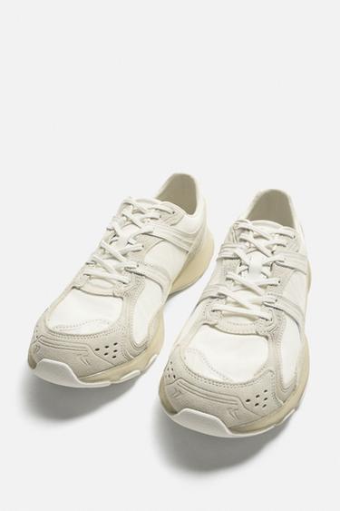 MONOCHROME TRAINERS - White by Zara - Image 5