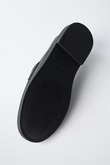 LOAFERS WITH TASSELS - Black by Zara - Image 7