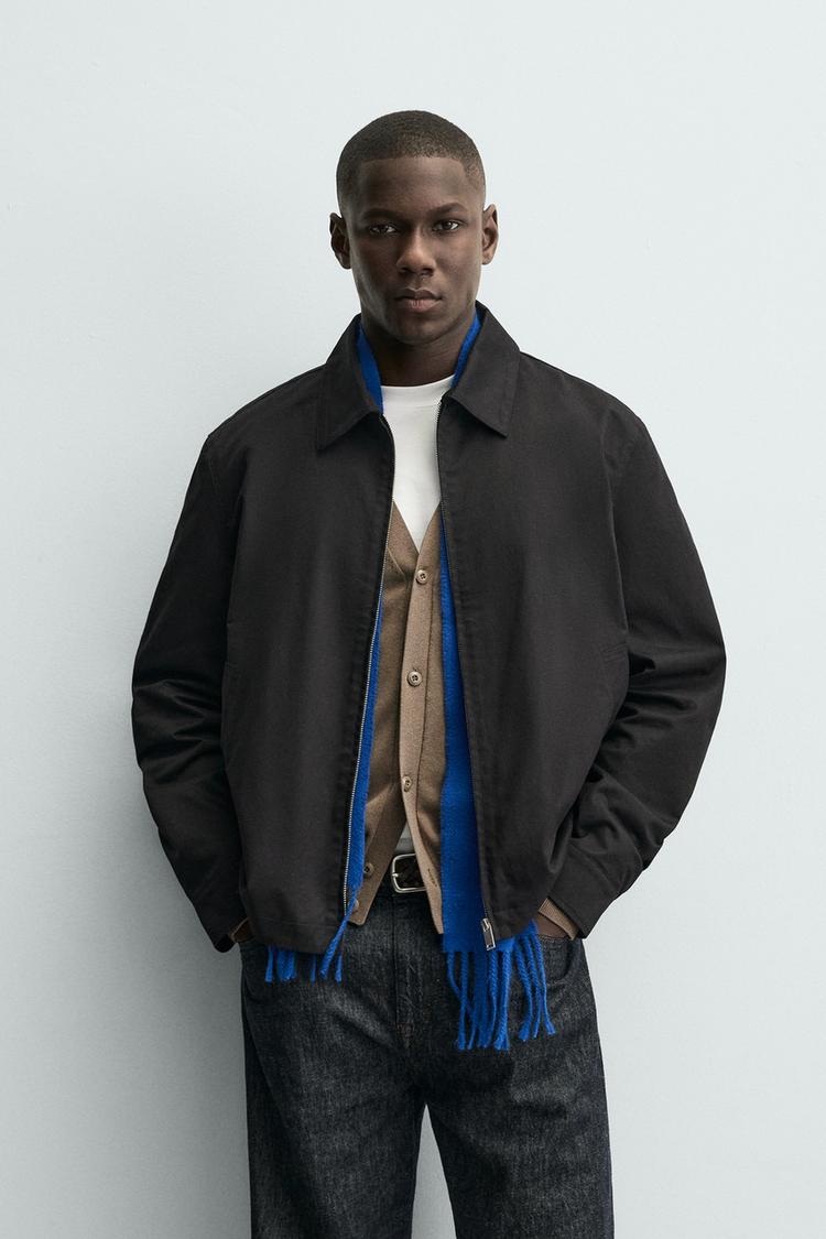 ZARA LIGHTWEIGHT COTTON JACKET