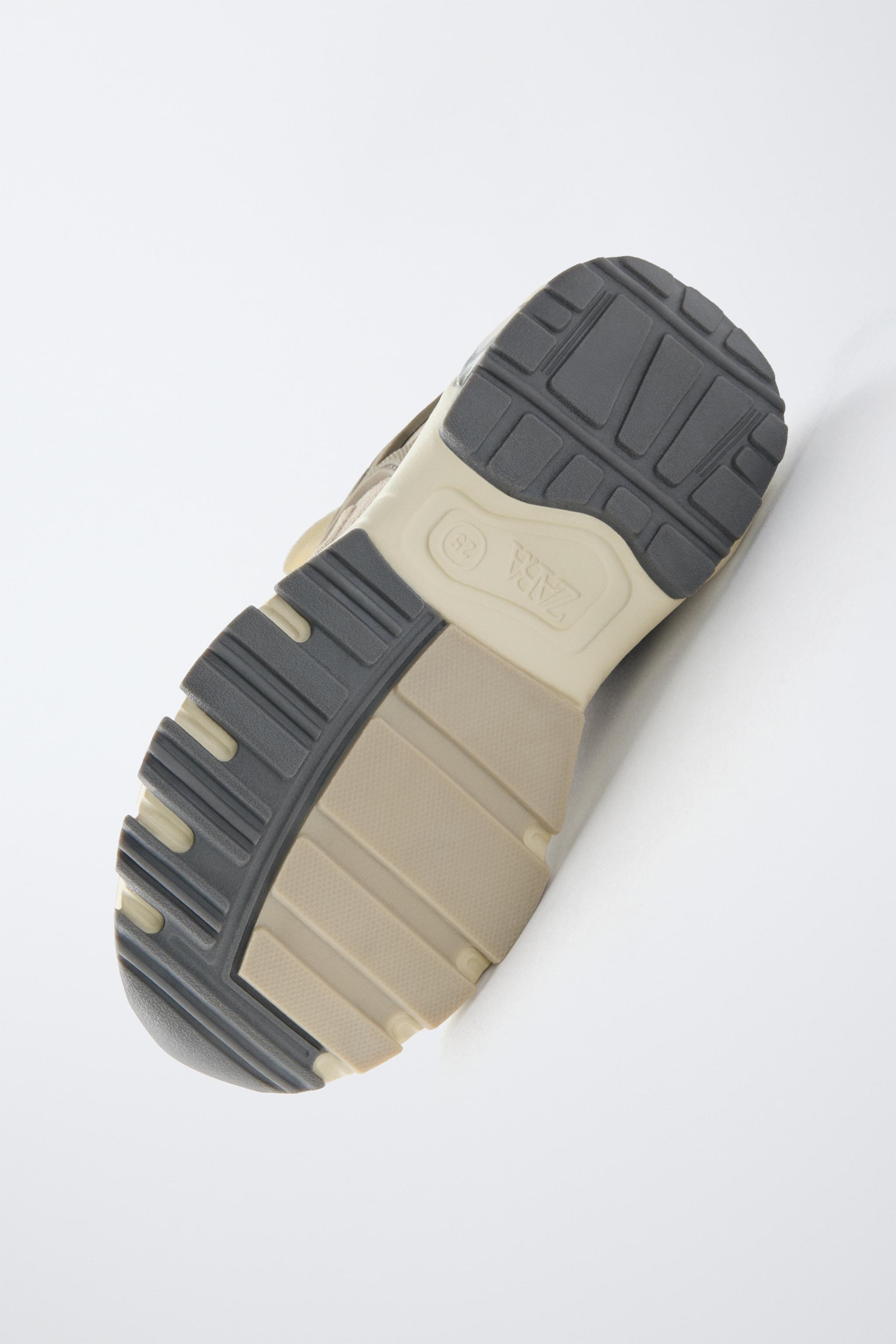 MULTI-PIECE SNEAKERS - Sandy Brown | ZARA Canada