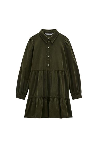 CORDUROY MINI DRESS