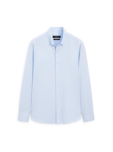 Zara Regular fit Oxford shirt - Green stripe