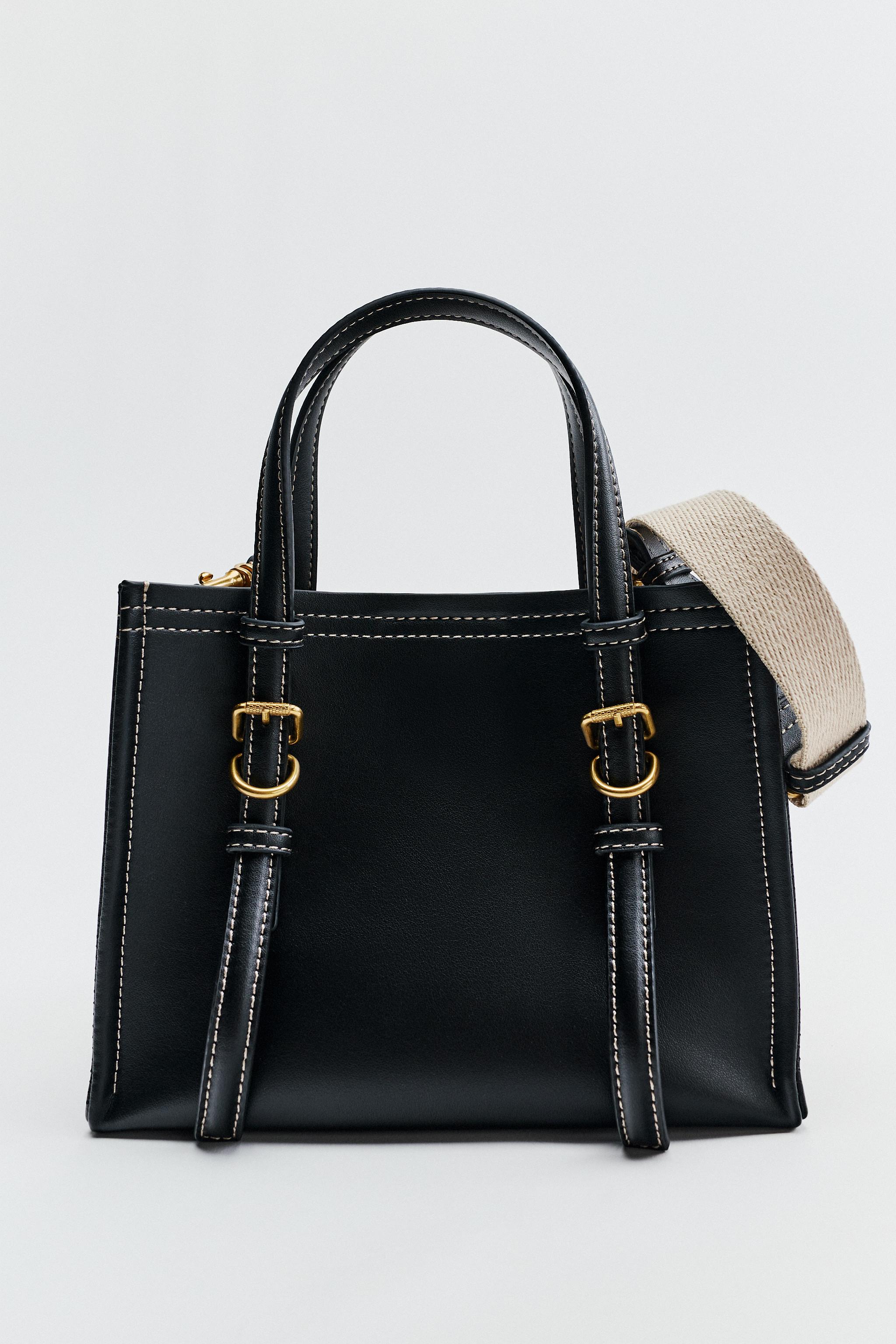 Sac noir femme fashion zara