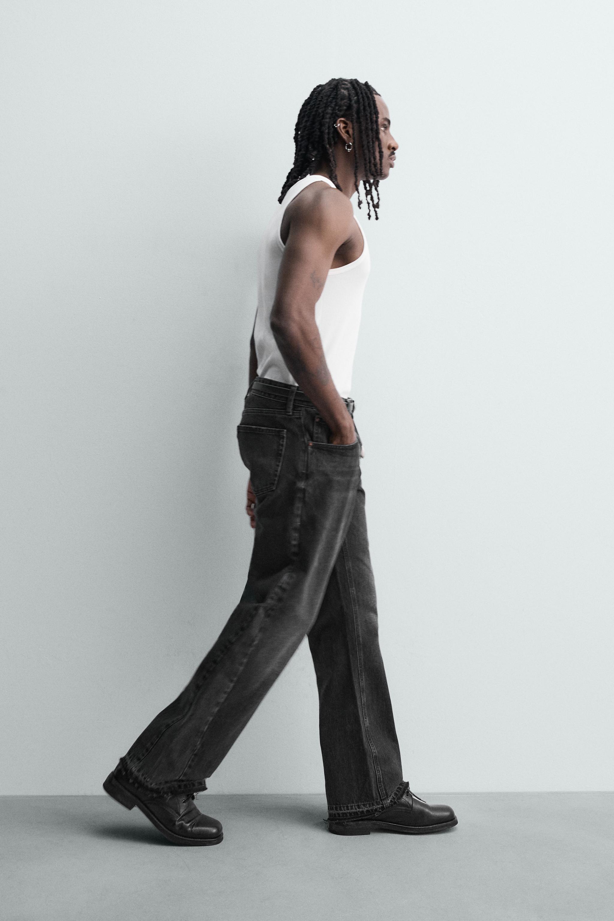 JEANS FLARE FIT - Azul medio | ZARA Chile