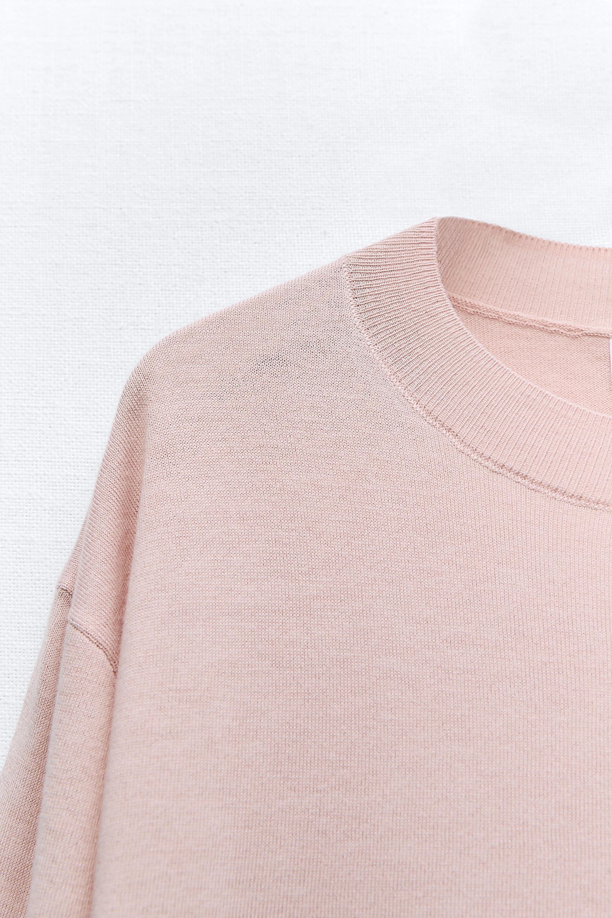 Zara Pink Sweaters for Women for sale