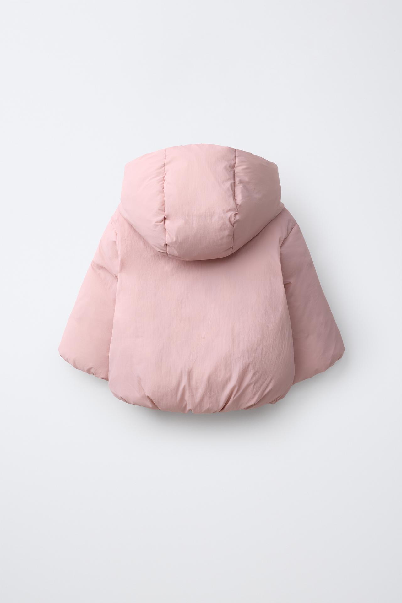 WATER REPELLENT NYLON BOW JACKET — Mid-pink