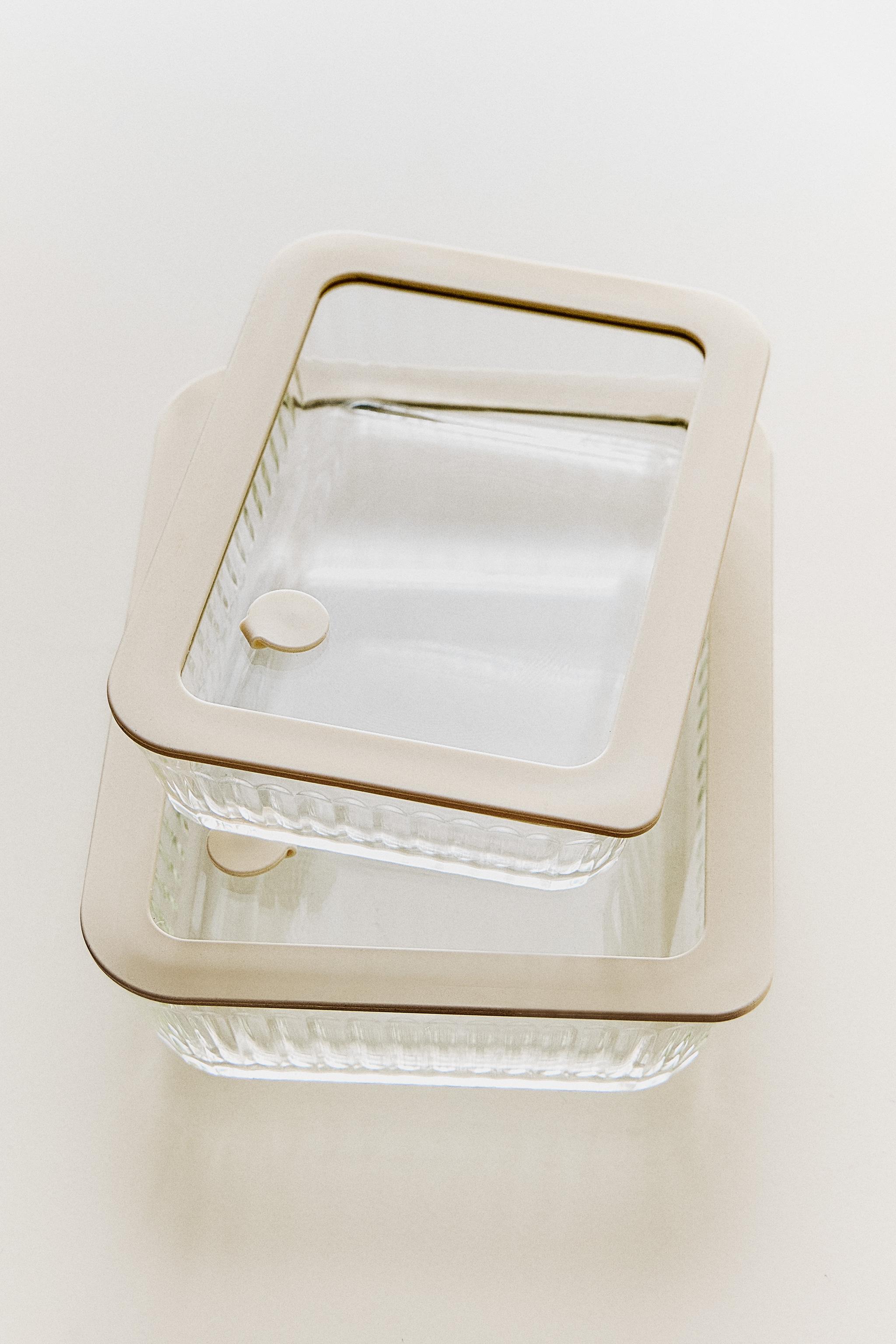 BOROSILICATE GLASS AIRTIGHT CONTAINER