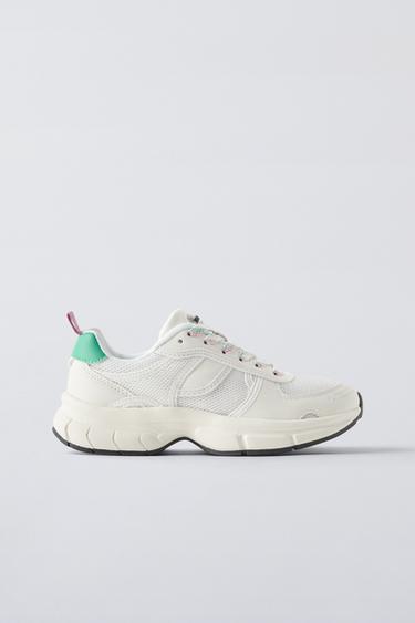 TENNIS TRAINERS - White by Zara