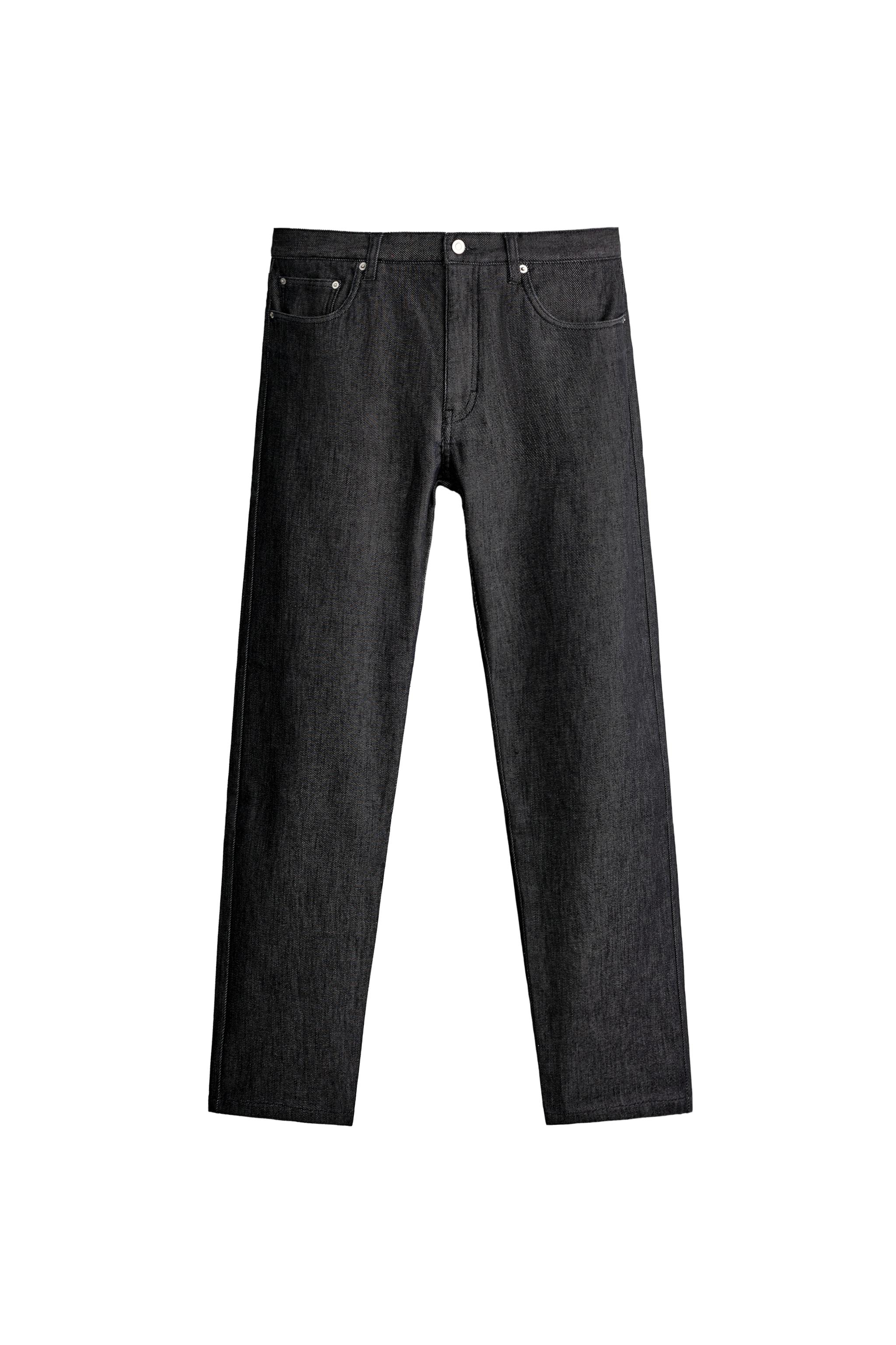 THERMAL STRAIGHT-LEG JEANS
