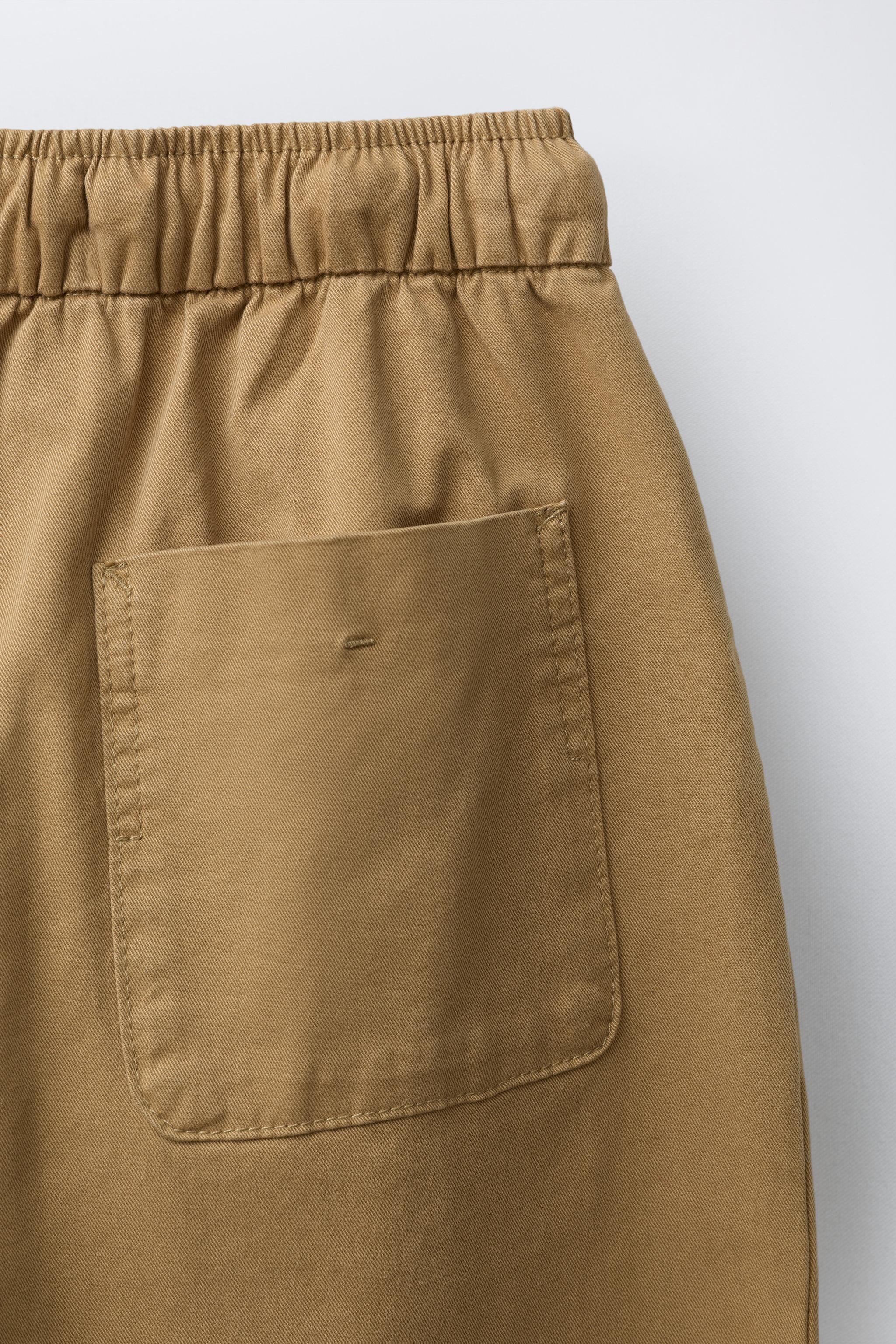 PANTALON BALLON AVEC SURPIQÛRES