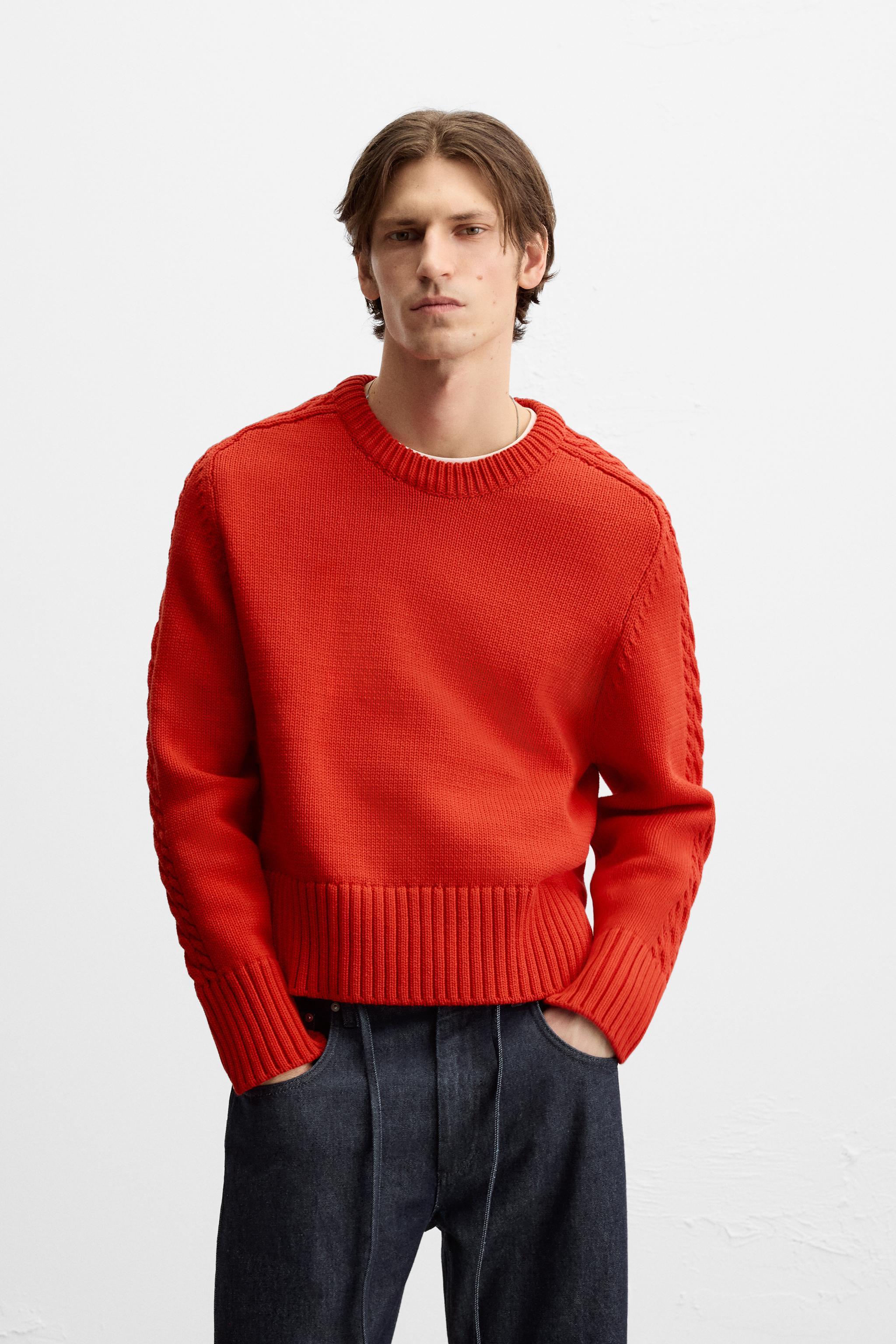 希少レッド　NKNIT ♡cable 2way KNIT RED 新品 NKNIT 赤 ♡cable 2way KNIT