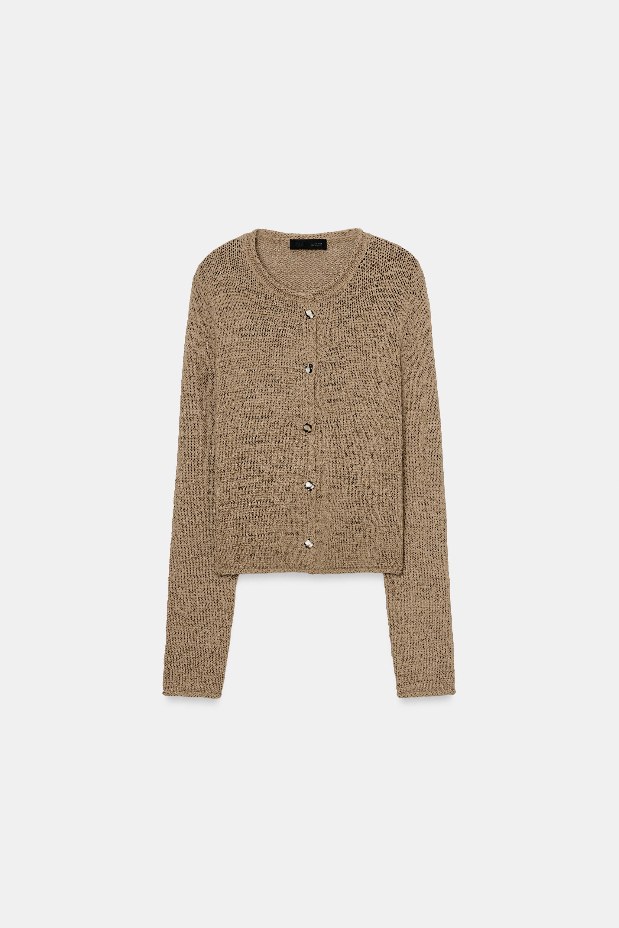 GILET EN GROSSE MAILLE