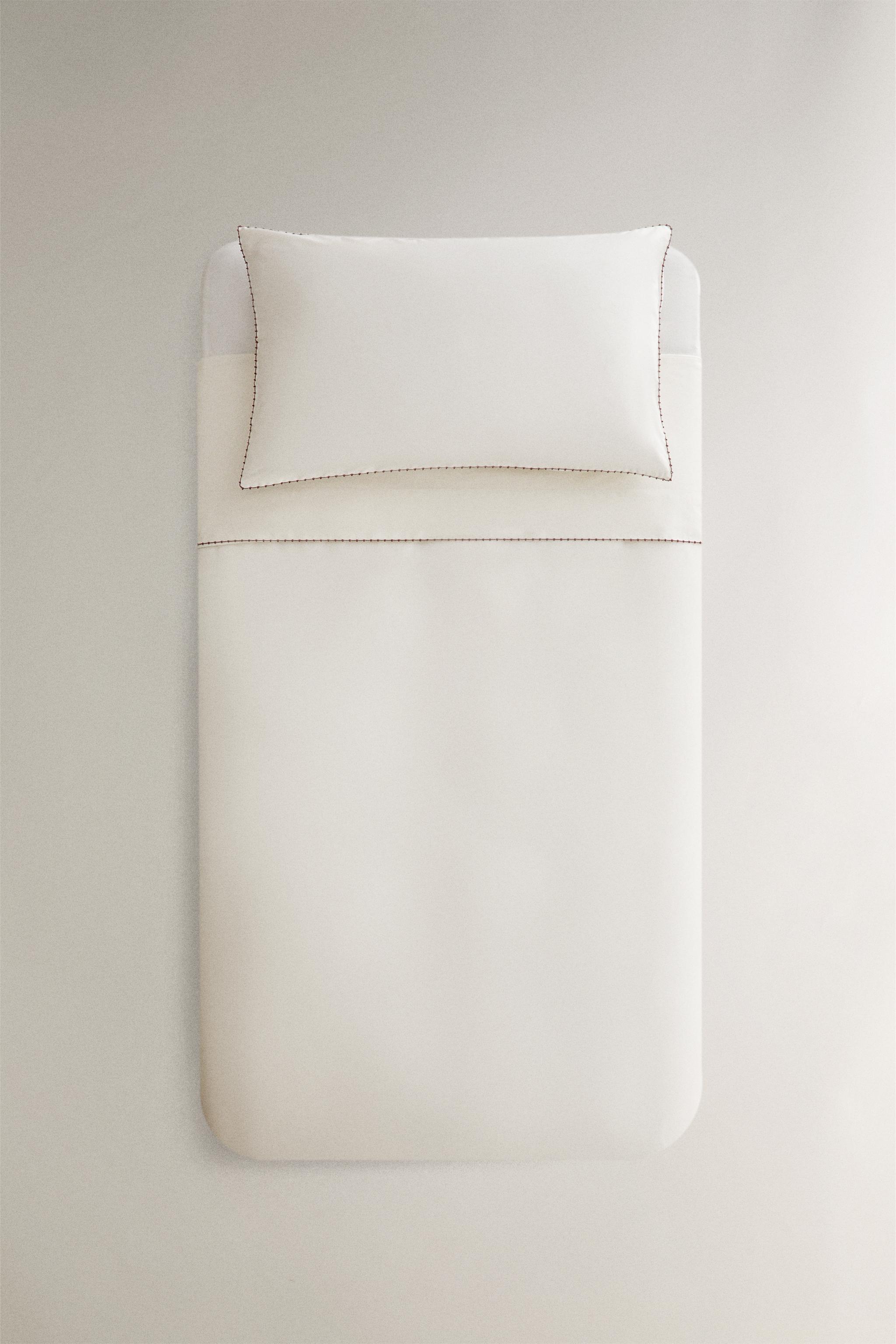 Zara KIDS' COTTON FITTED SHEET — фото 5