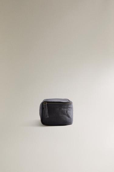 TROUSSE DE TOILETTE RAMIE - Bleu marine de Zara - Image 2
