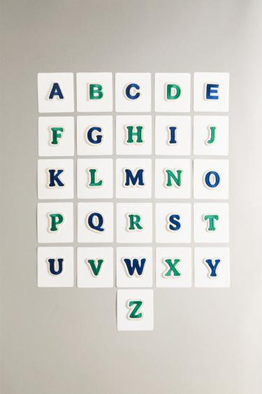 THERMO-ADHESIVE LETTER J PATCH - Blue by Zara - Image 3