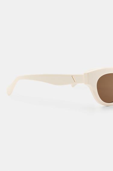 LUNETTES DE SOLEIL ŒIL-DE-CHAT PREPPY - Écru de Zara - Image 4
