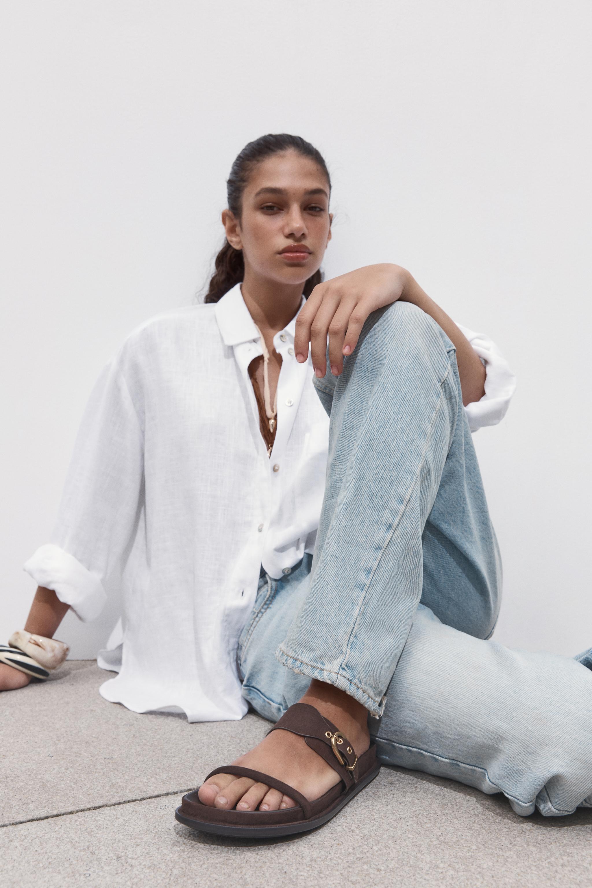フラットサンダル - レディース | ZARA 日本 フラットサンダル - レディース | ZARA 日本