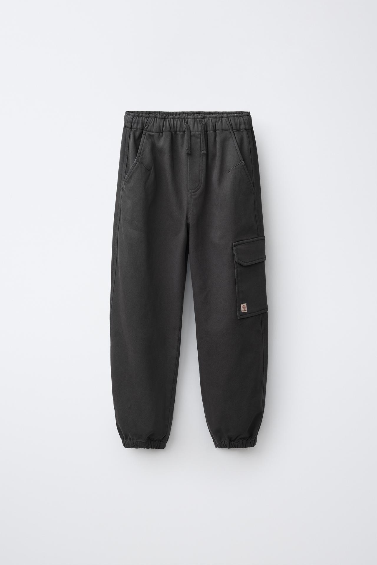 CARGO JOGGER PANTS — Gray