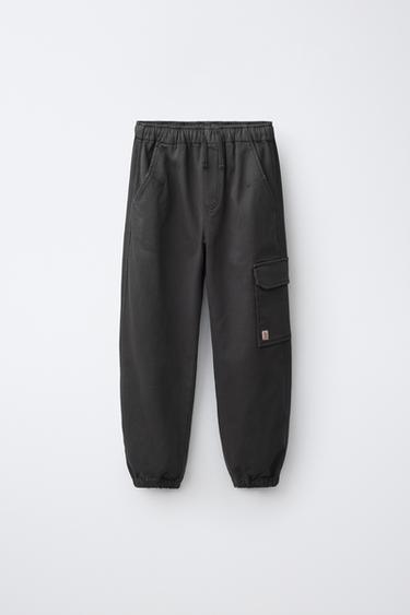 CARGO JOGGER PANTS — Gray 1