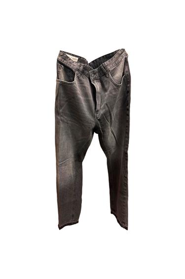 BLACK WIDE LEG JEANS